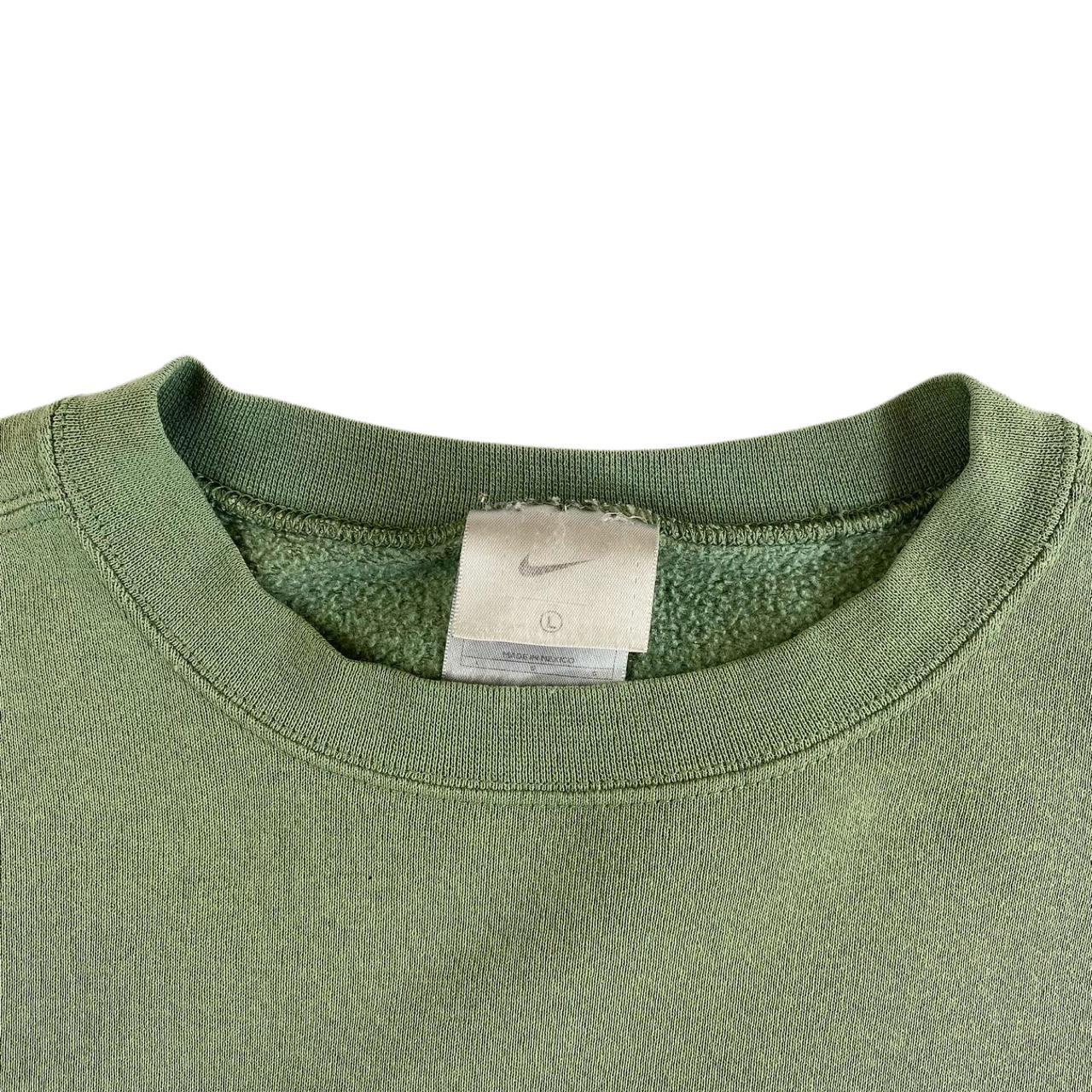 sage green nike crewneck