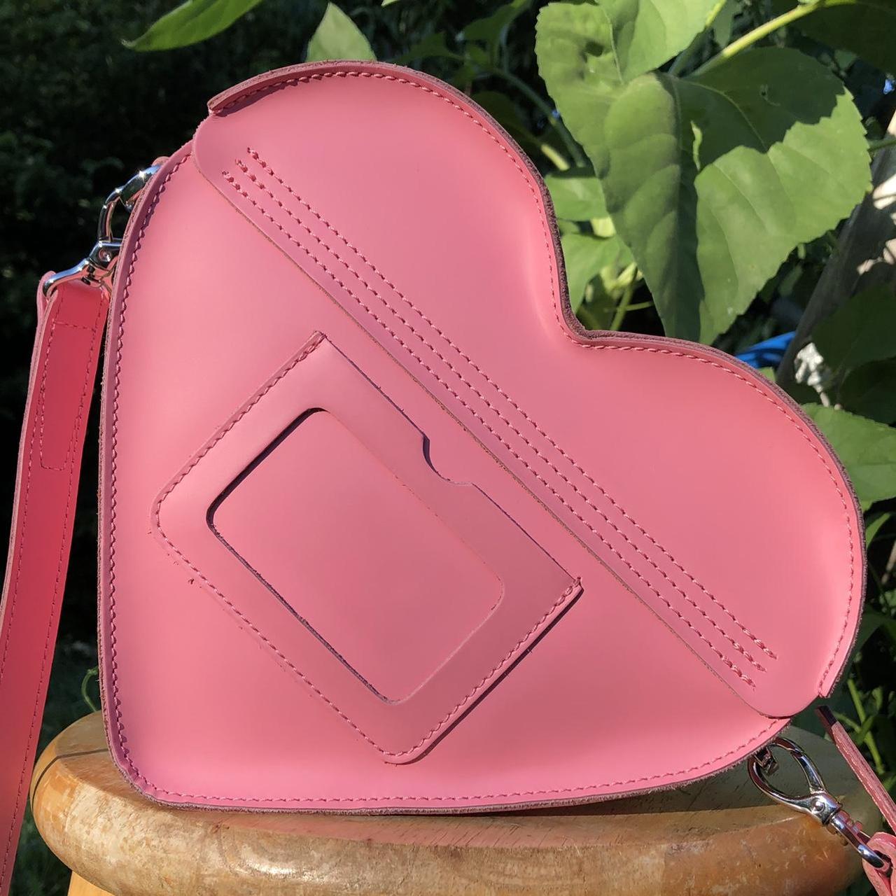 Dr. Martens 2019 Valentine's Limited Heart Bag Pink embroidered sequins  Leather