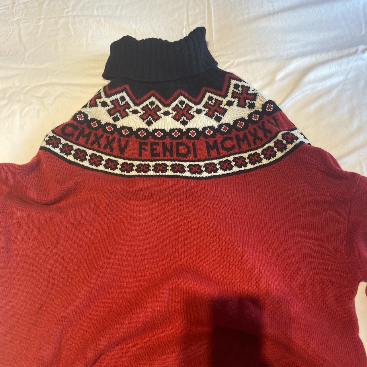 Fendi hotsell red jumper