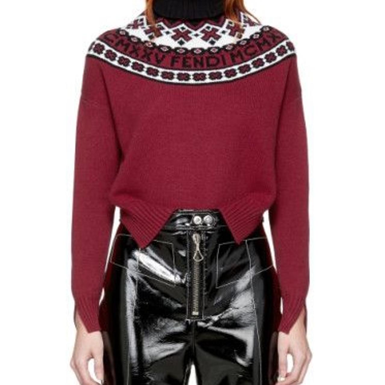 Fendi 2024 red jumper