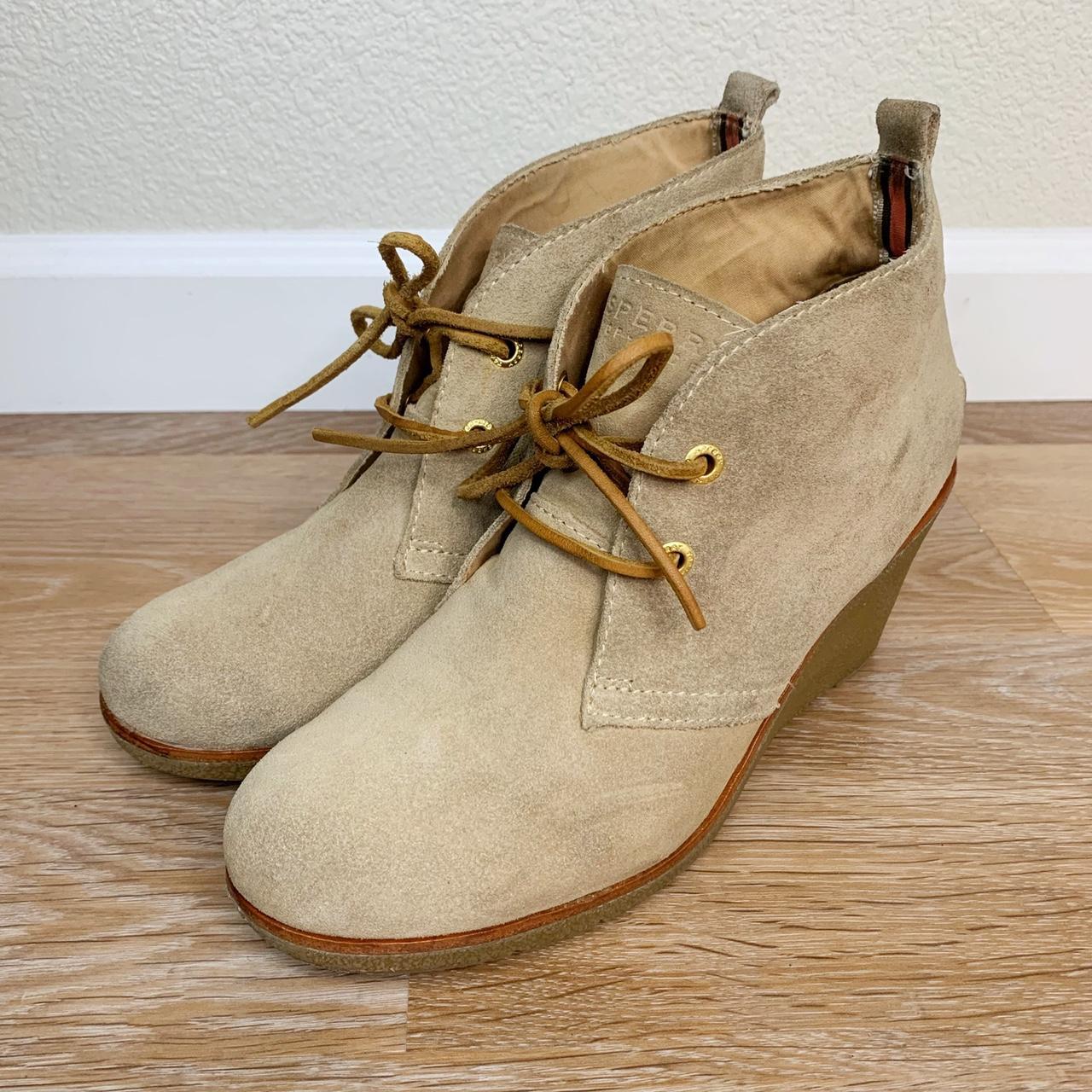 Sperry wedge ankle clearance boots