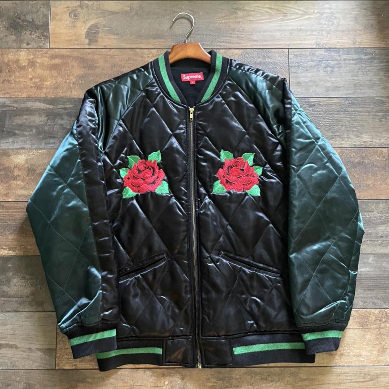 WANT TO SELL SEND OFFERS. Supreme Rose Bomber - Depop