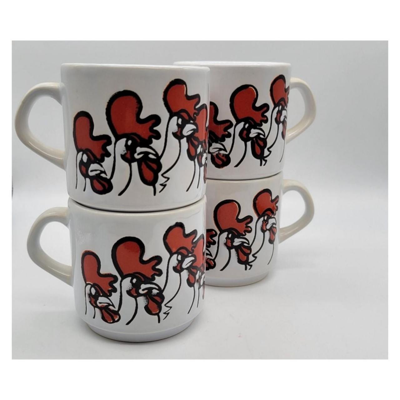 Product Image 1 - Vintage 1970's Stackable Rooster Mugs