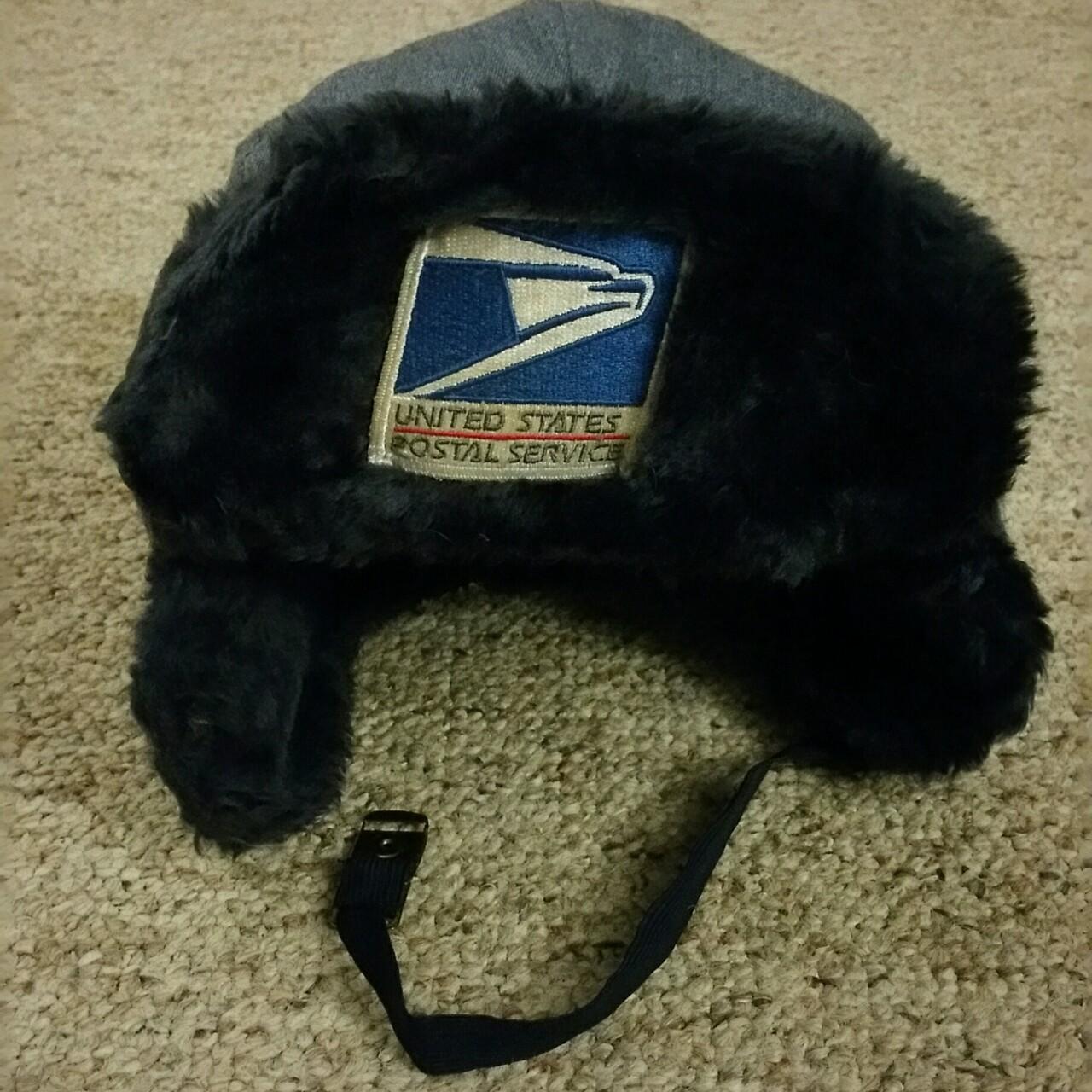 Vintage US Postal Service issued Winter hat - - Depop