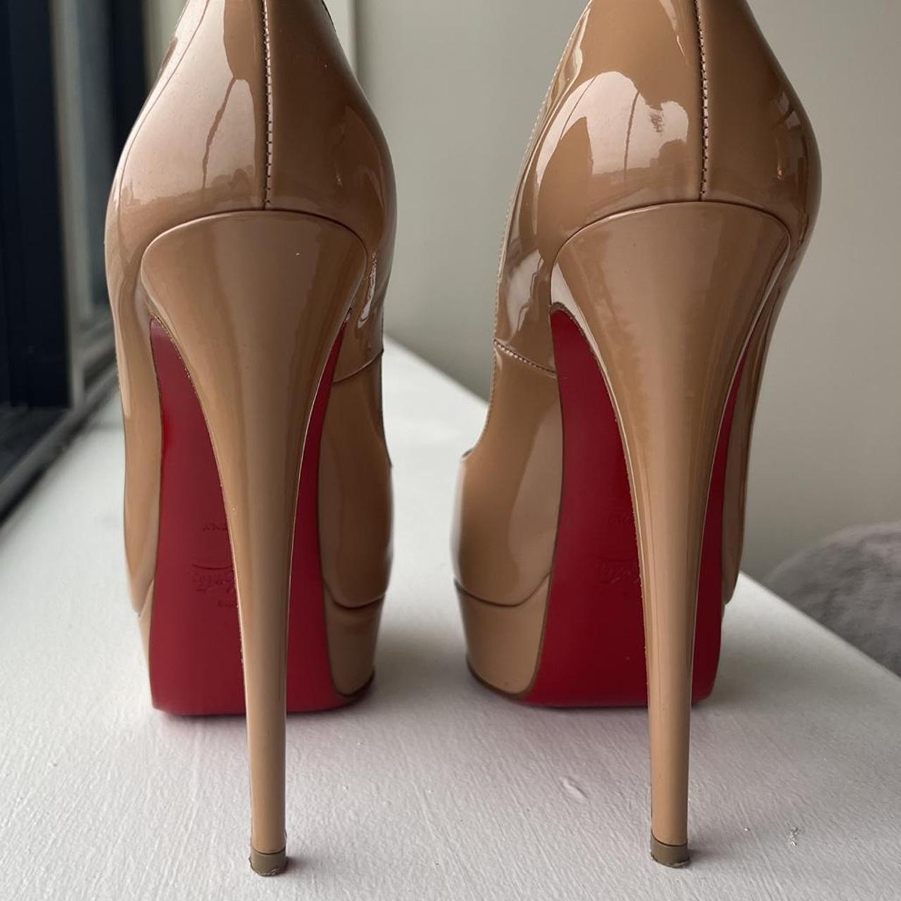 Christian Louboutin heels size 38, fits like a size - Depop