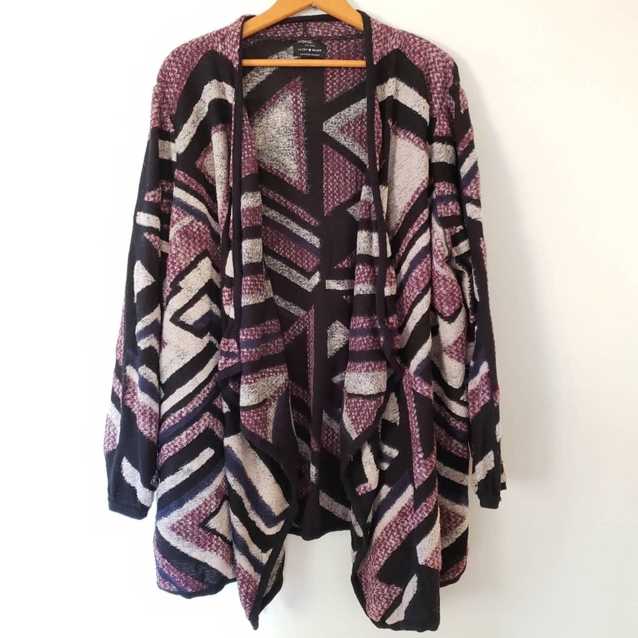 lucky brand waterfall cardigan