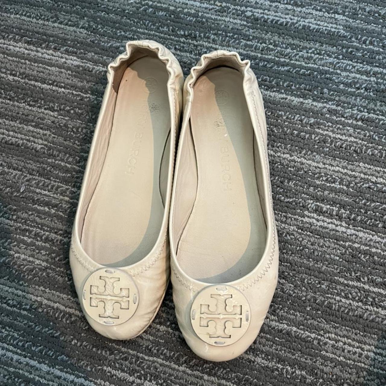 tory burch nude flats