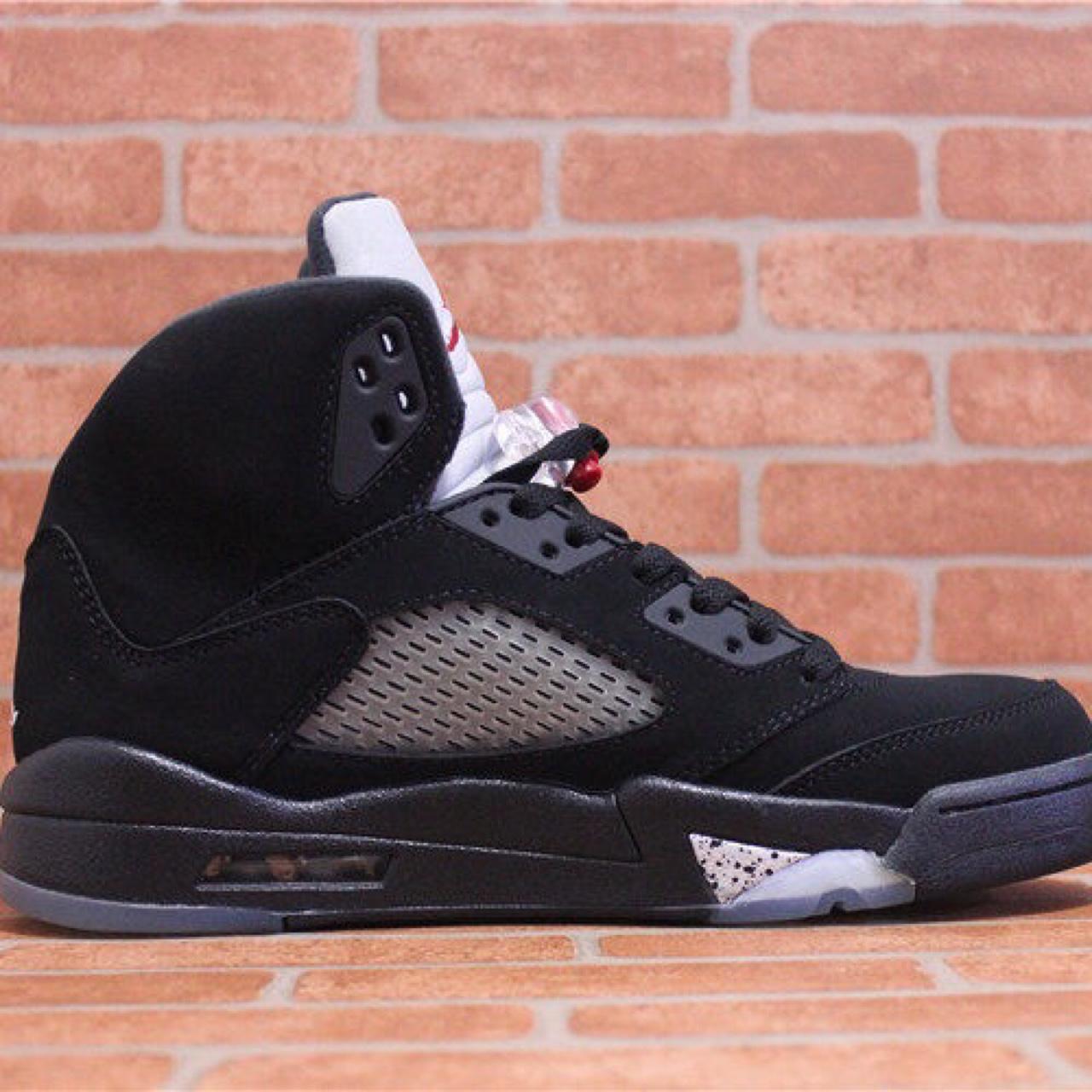 Jordan 5 best sale metallic black