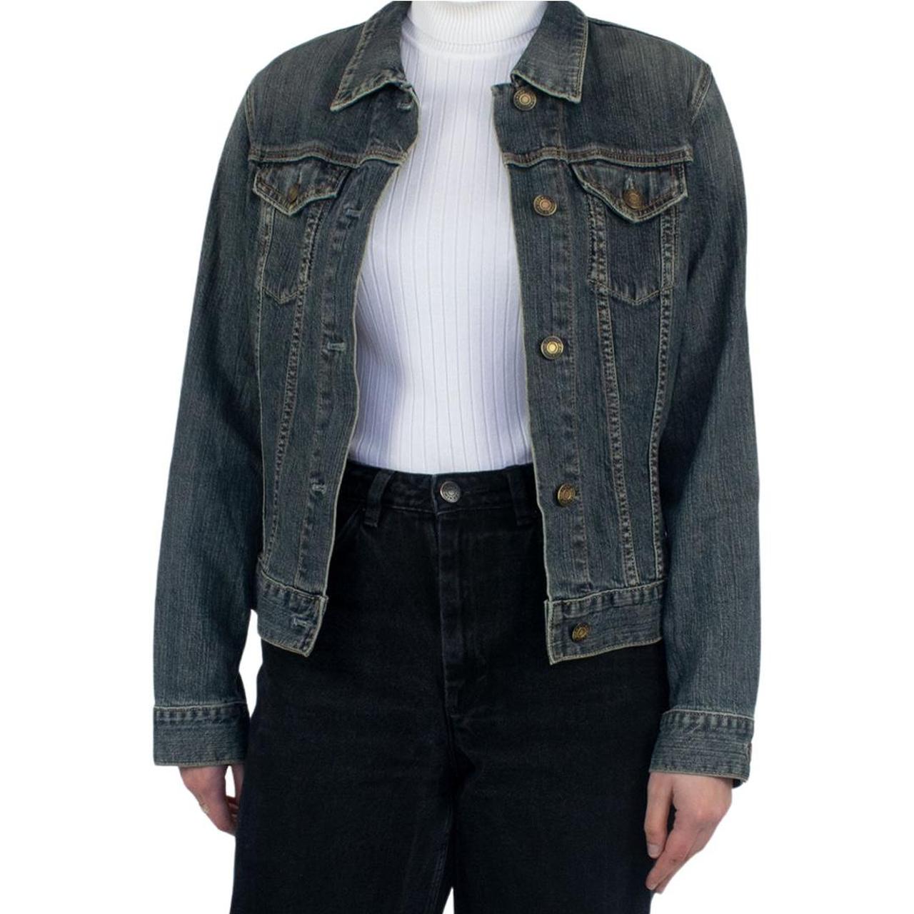 Vintage Gap Stretch Denim Washed out Jacket Women's... - Depop