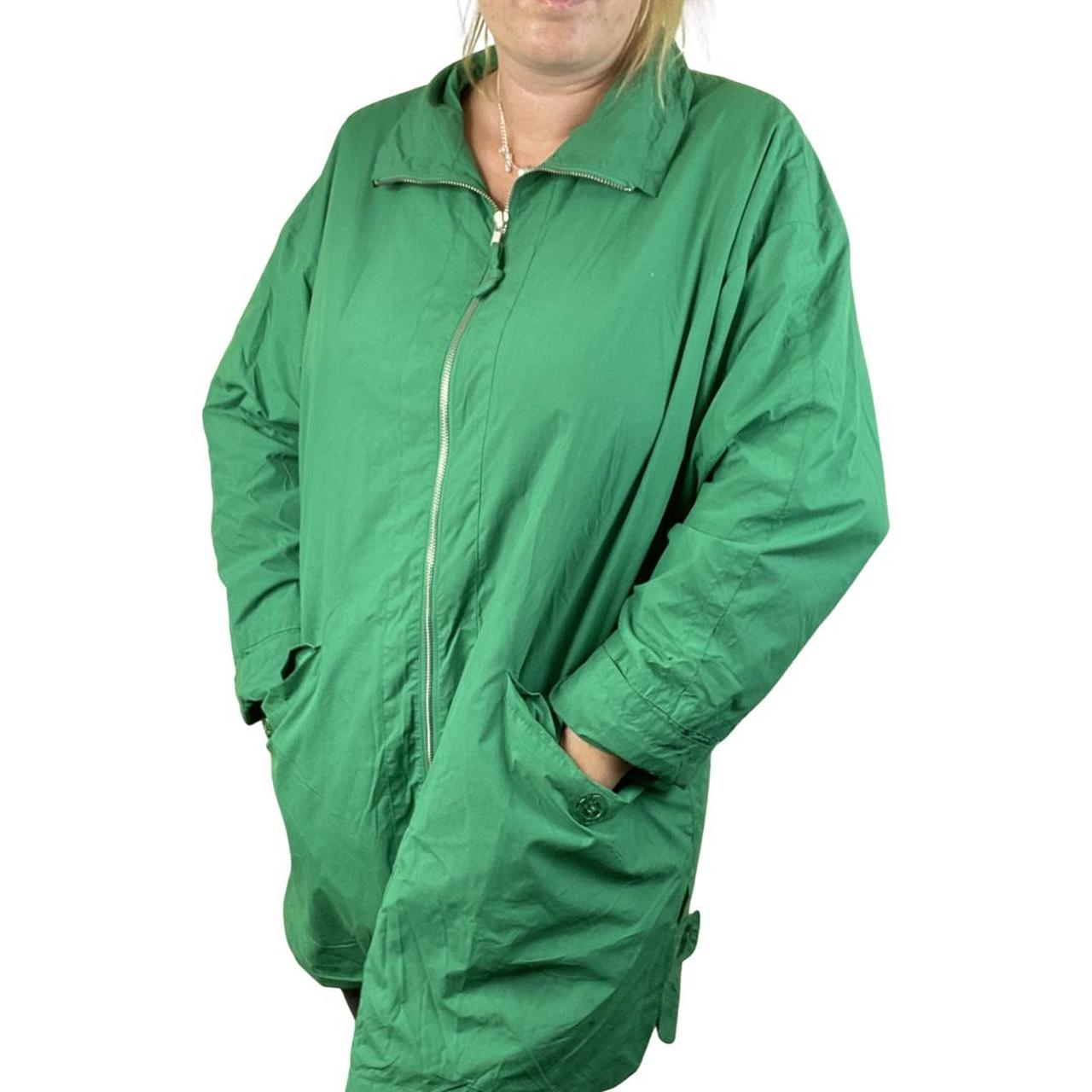 Women's Green Coat Depop