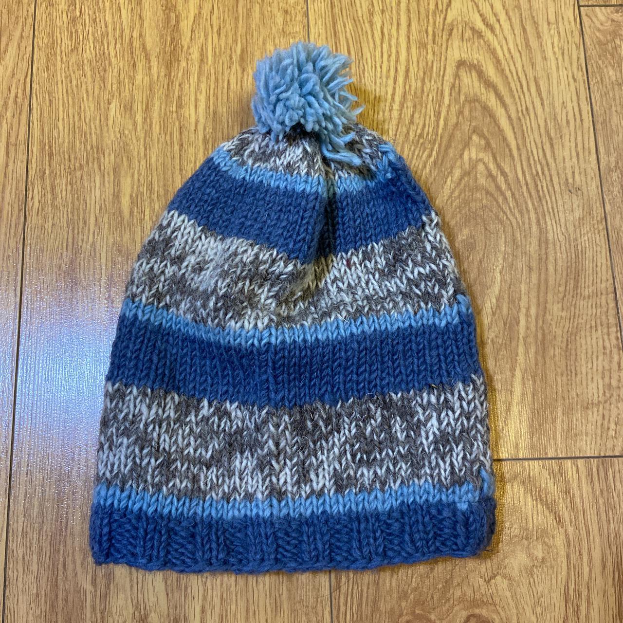 Women's Blue and Silver Hat | Depop