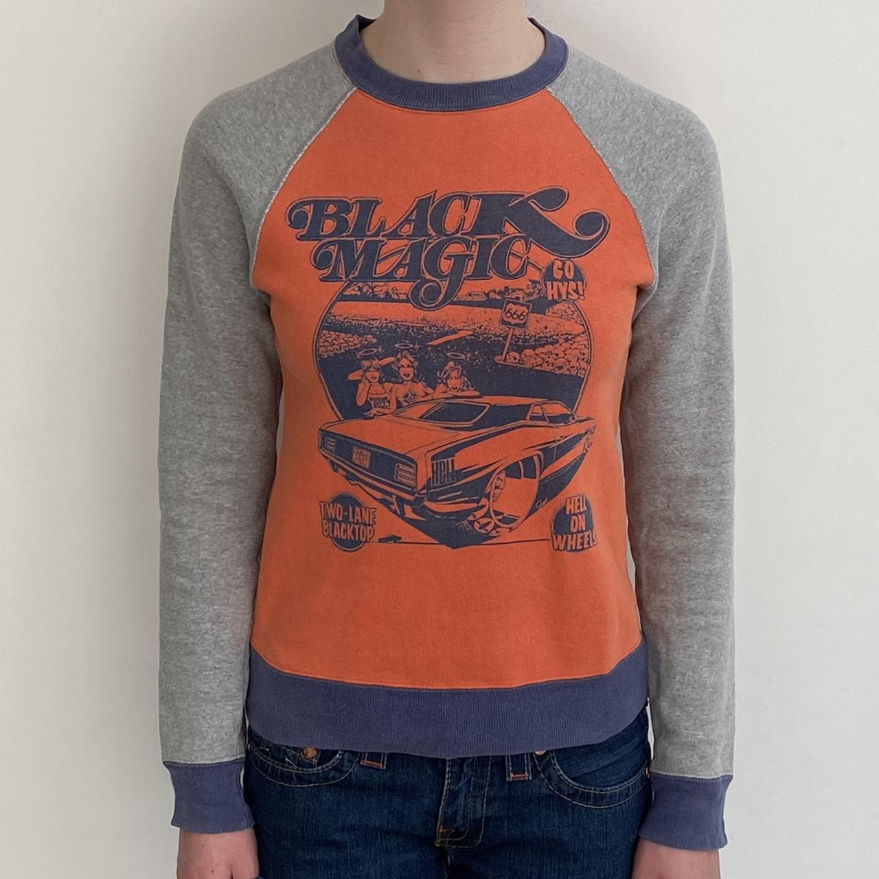 Hysteric Glamour orange print sweat