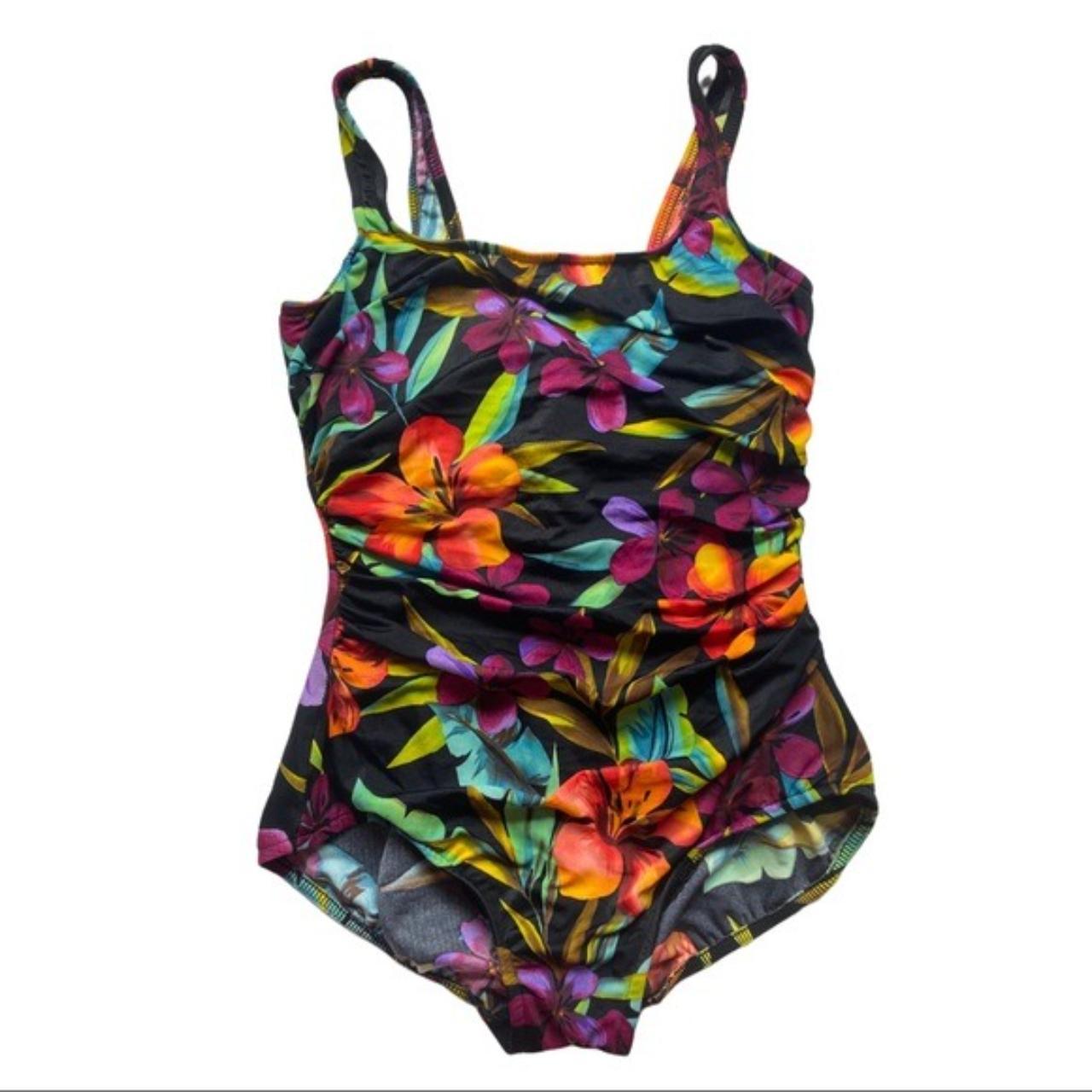 Product Image 1 - Miraclesuit floral rainbow black one