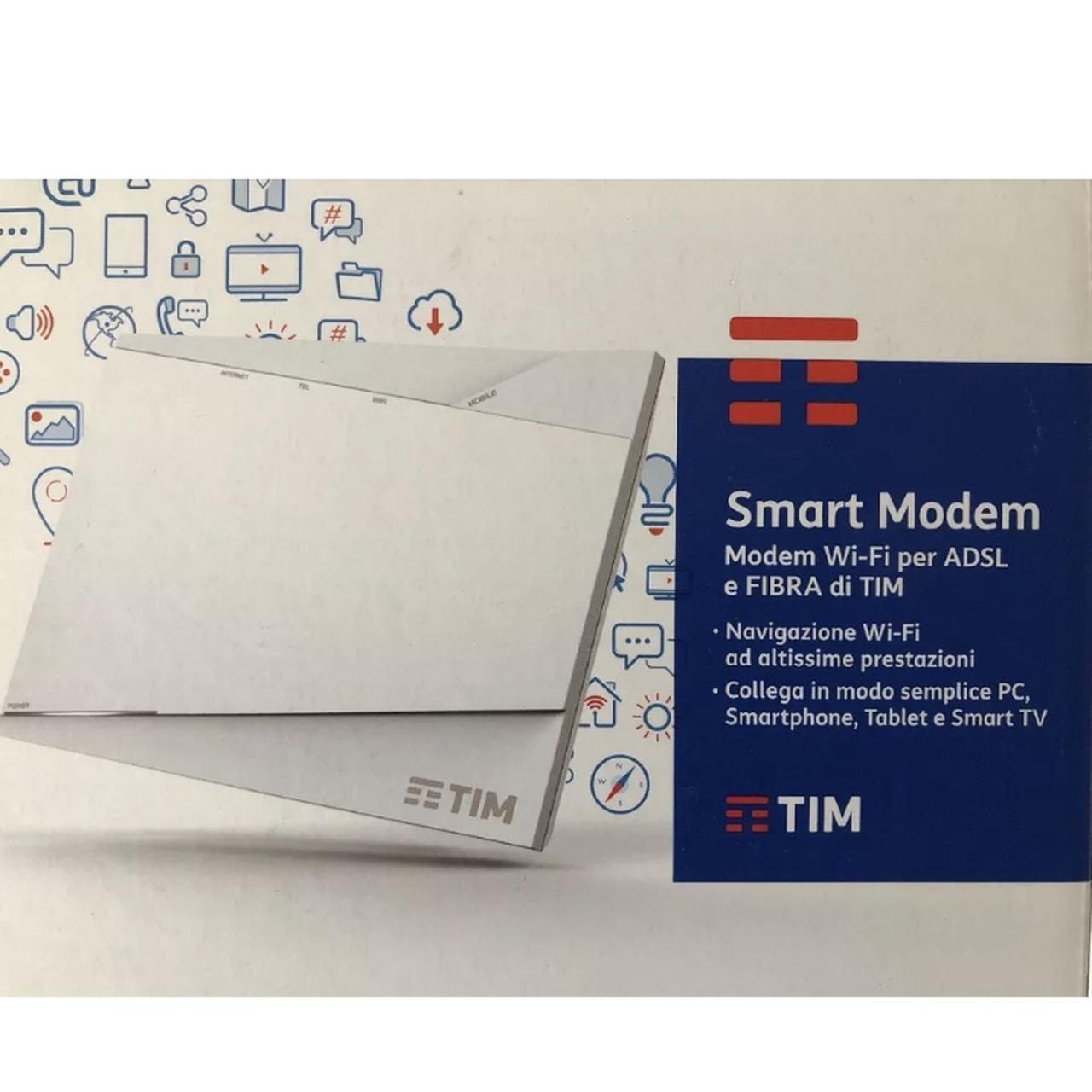 Router Smart modem TIM per fibra e adsl. , Usato 6