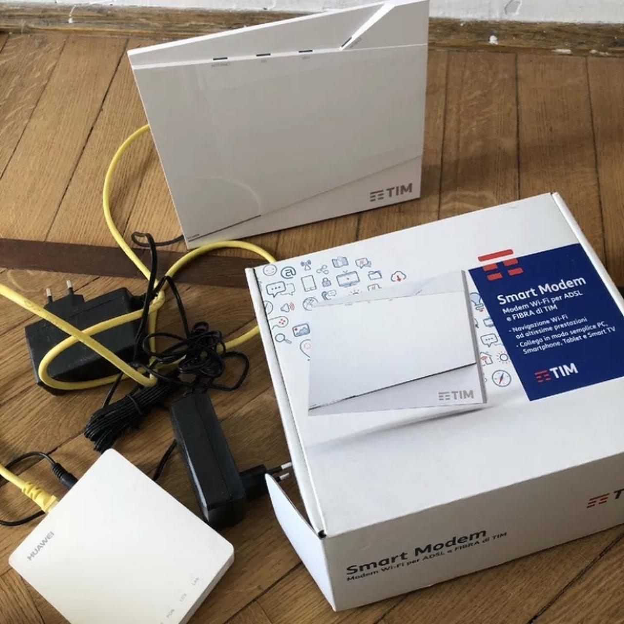 Modem Tim hub super fibra velocità 200 mega - Depop