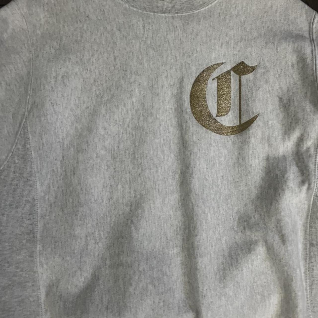 Champion old english cheap sweatshirt