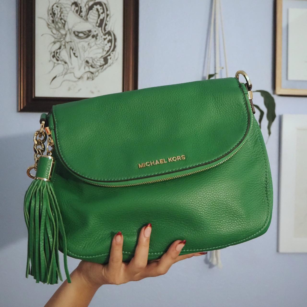 Vintage green Michael Kors Bedford shoulder Depop