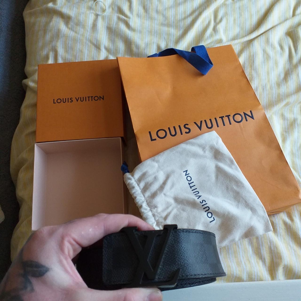 Brand new Louis Vuitton belt comes with box bag and - Depop