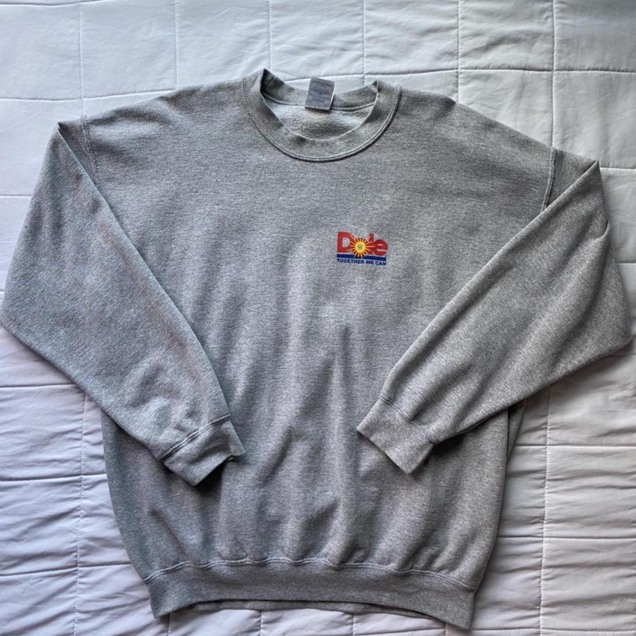 Grey Dole Fruit Sweatshirt Very Minor Flaws... - Depop