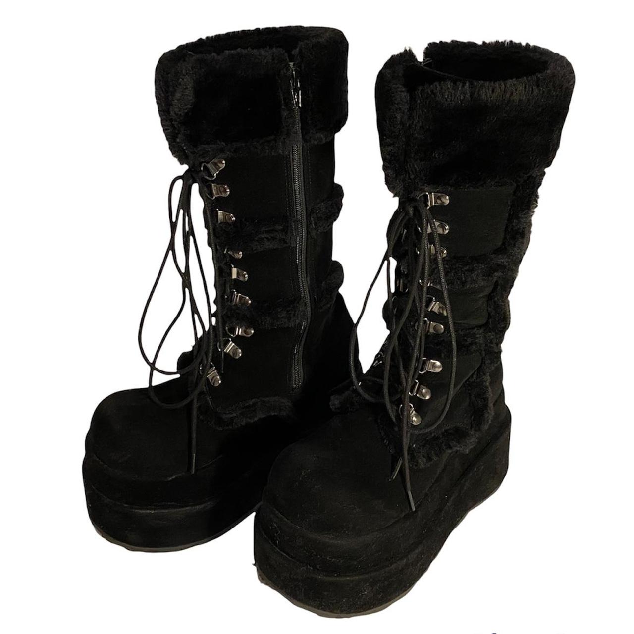 platform shoes velvet