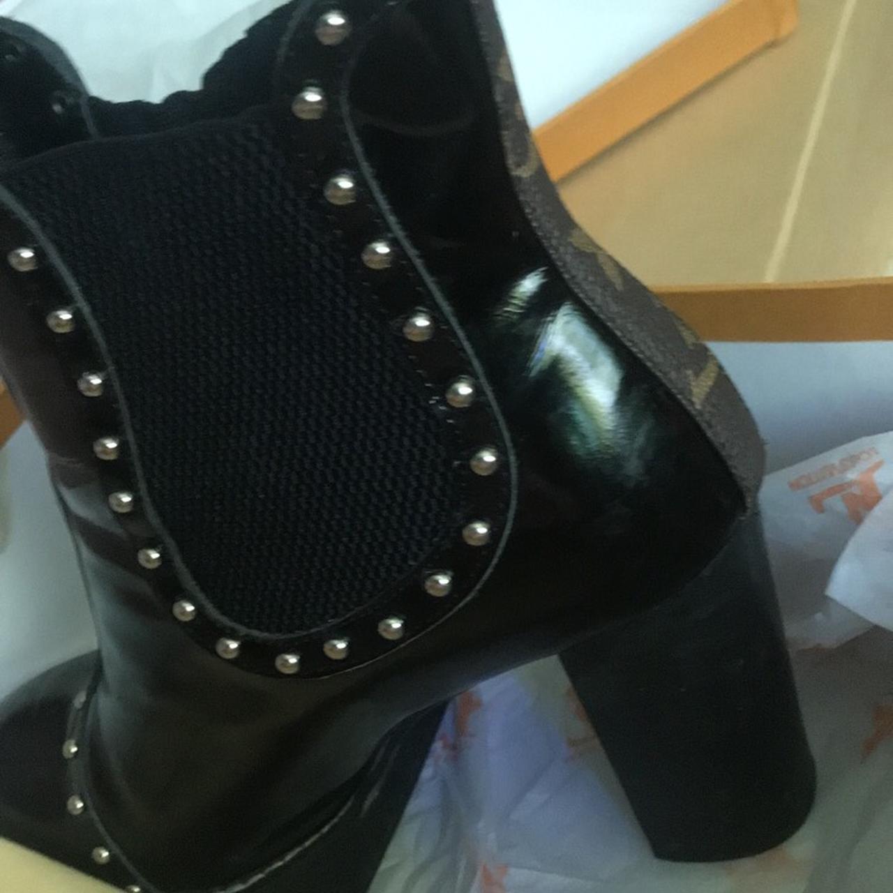 Louis vuitton sale studded boots