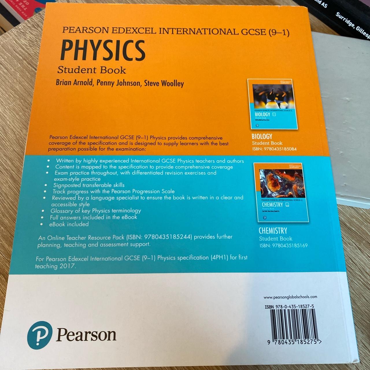 Physics Igcse Pearson Edexcel Gcse Textbook Edges A... - Depop