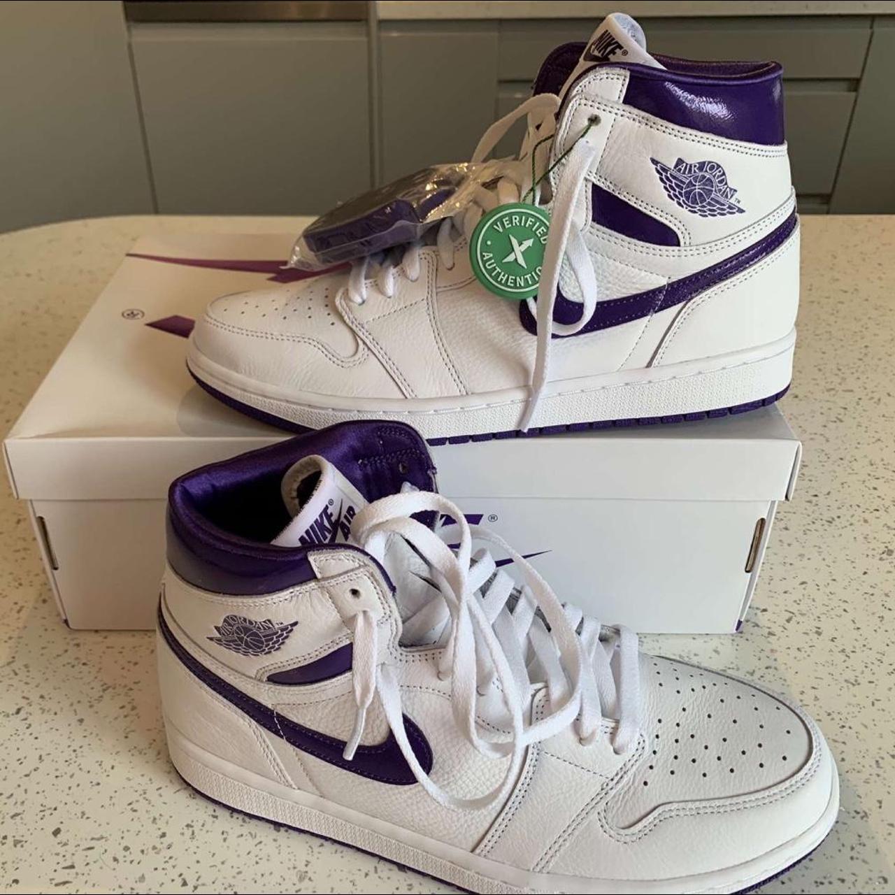 women's air jordan 1 court purple stockx