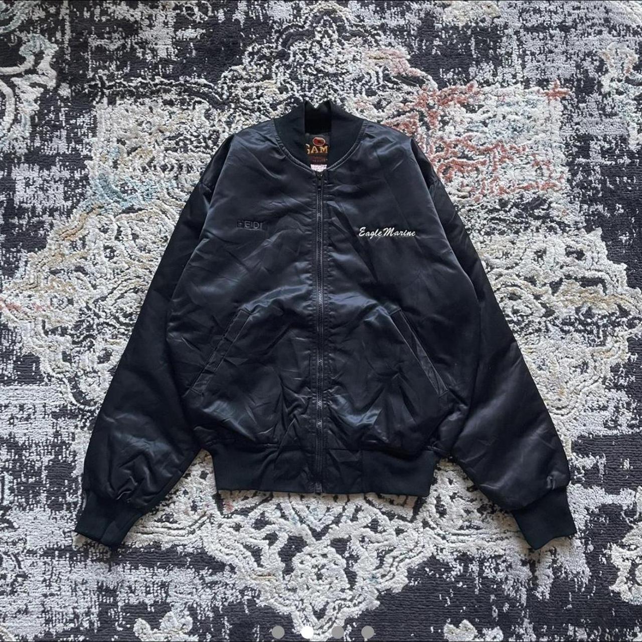 Vintage bomber jacket, 90s MA-1 military bomber...