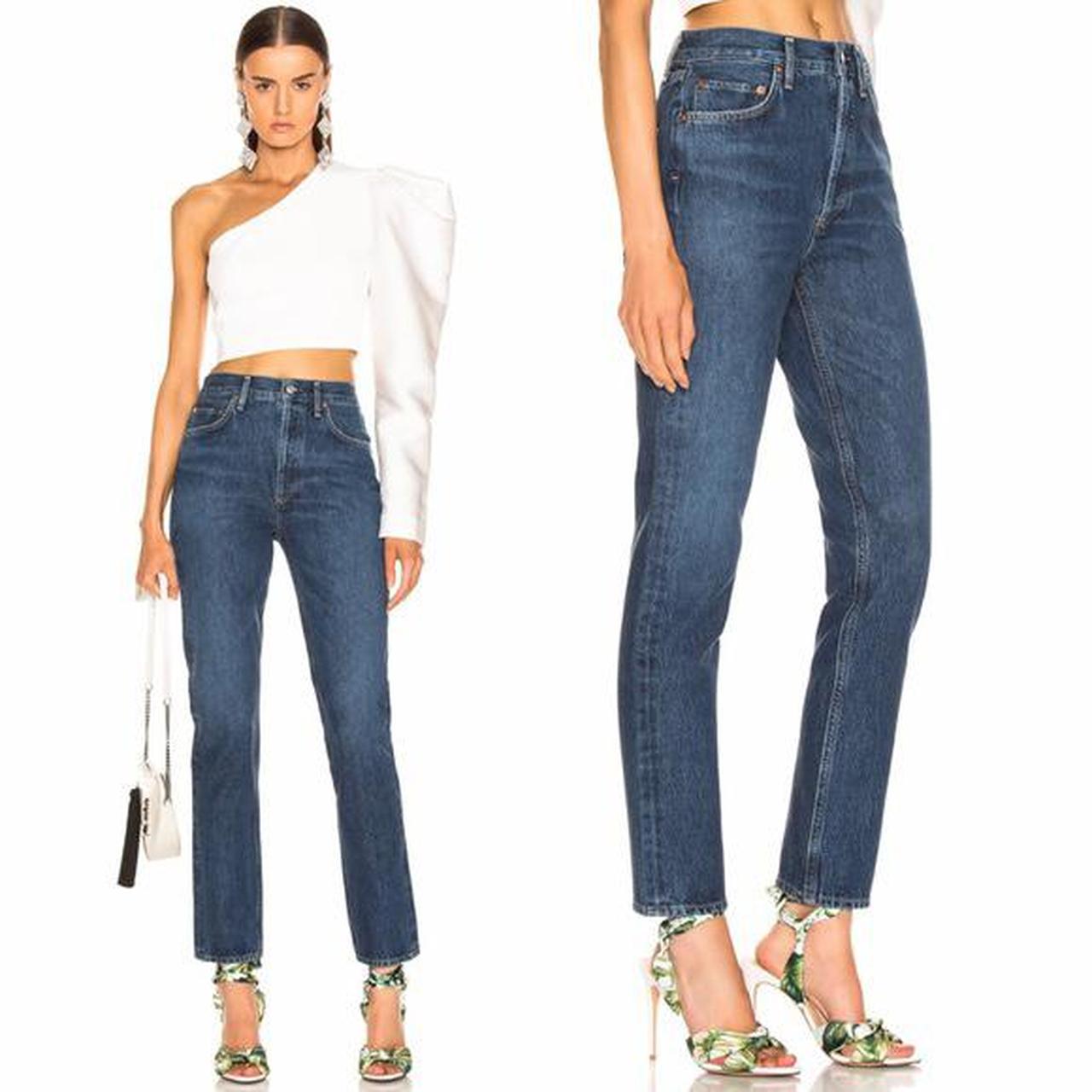 Agolde remy high rise straight popular leg jeans