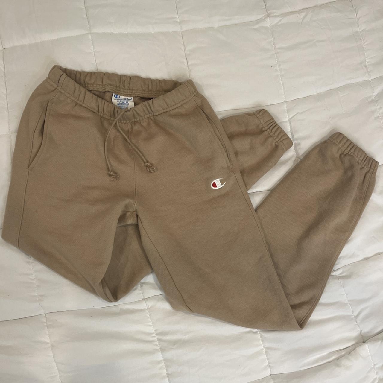 olive green champion sweatpants