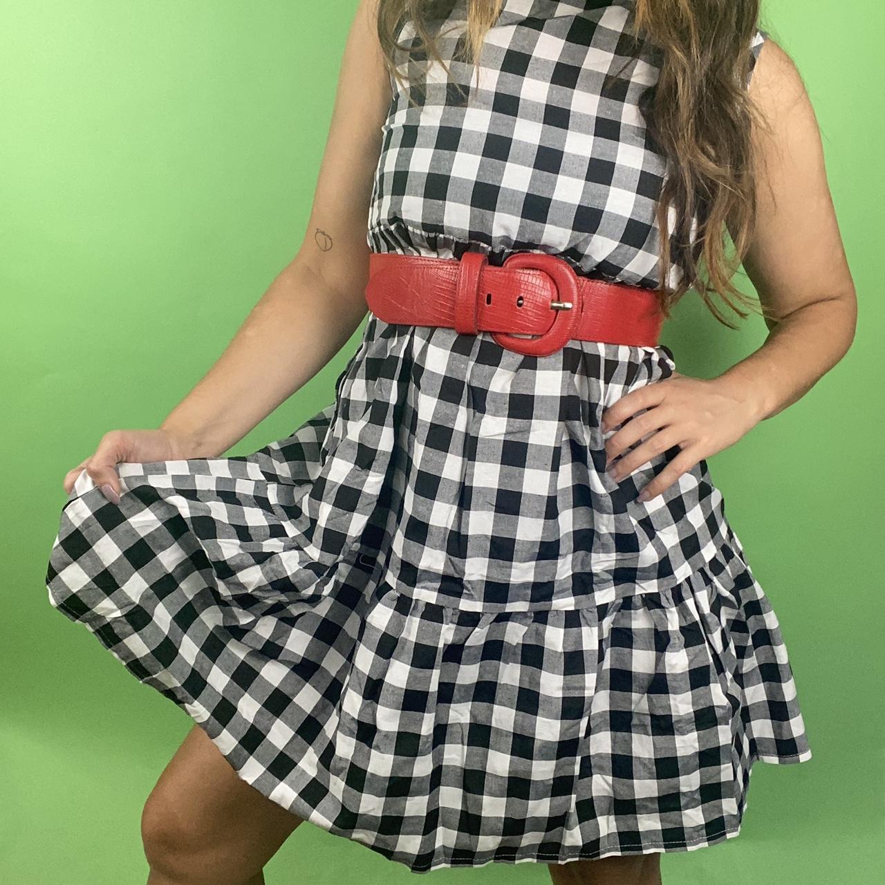 Black and white gingham babydoll dress 🖤 I love... Depop