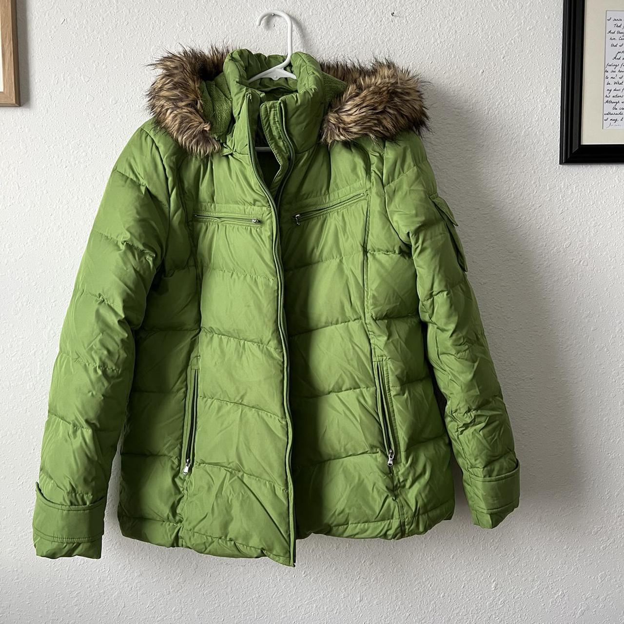 Bold Spirit Women's Green Jacket Depop