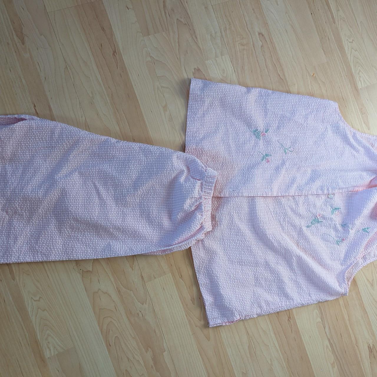 Pink summer PJ-large #PJ#summer pajama# pink PJ# - Depop