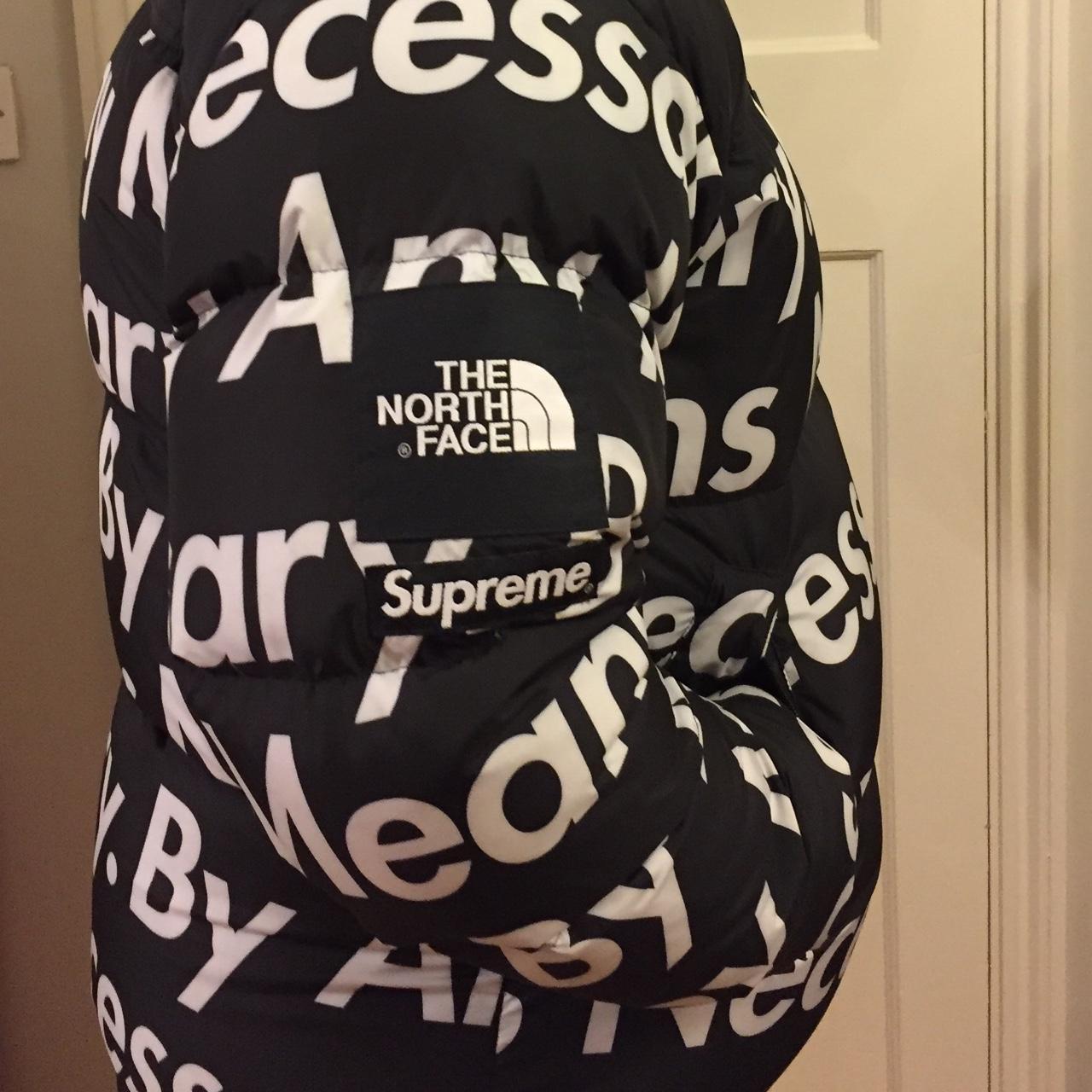 Supreme x north face on sale jacket by any means necessary