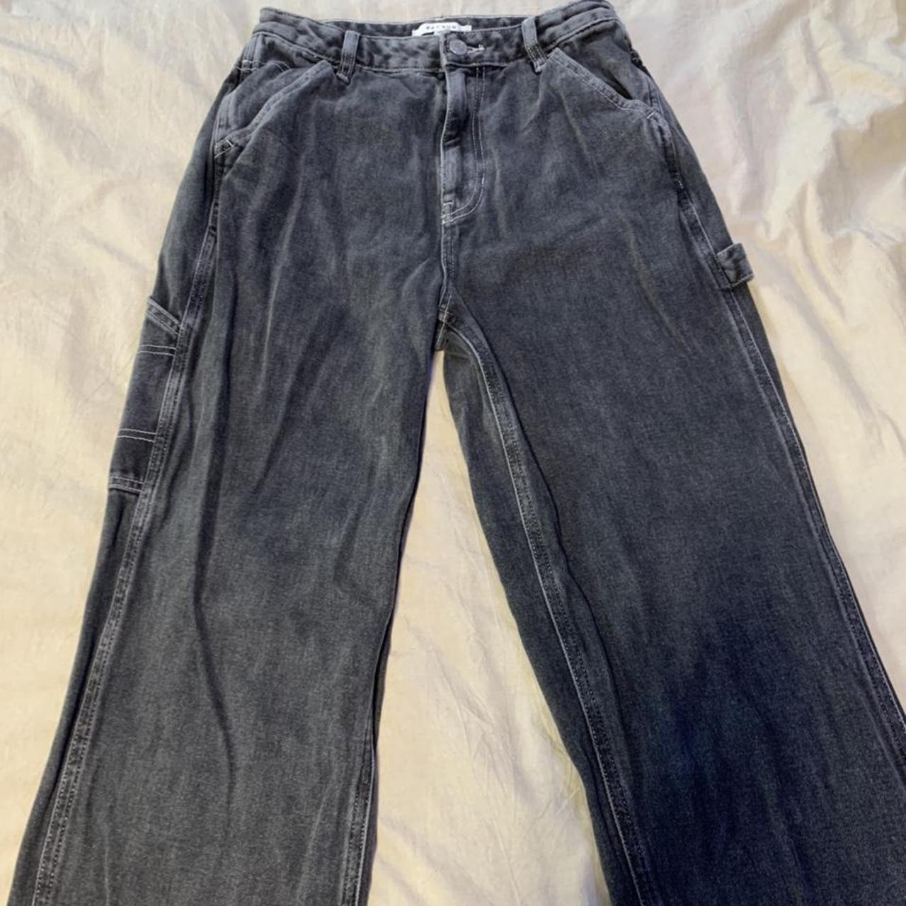 Faded black/dark grey cargo pants Waist size: 27” - Depop