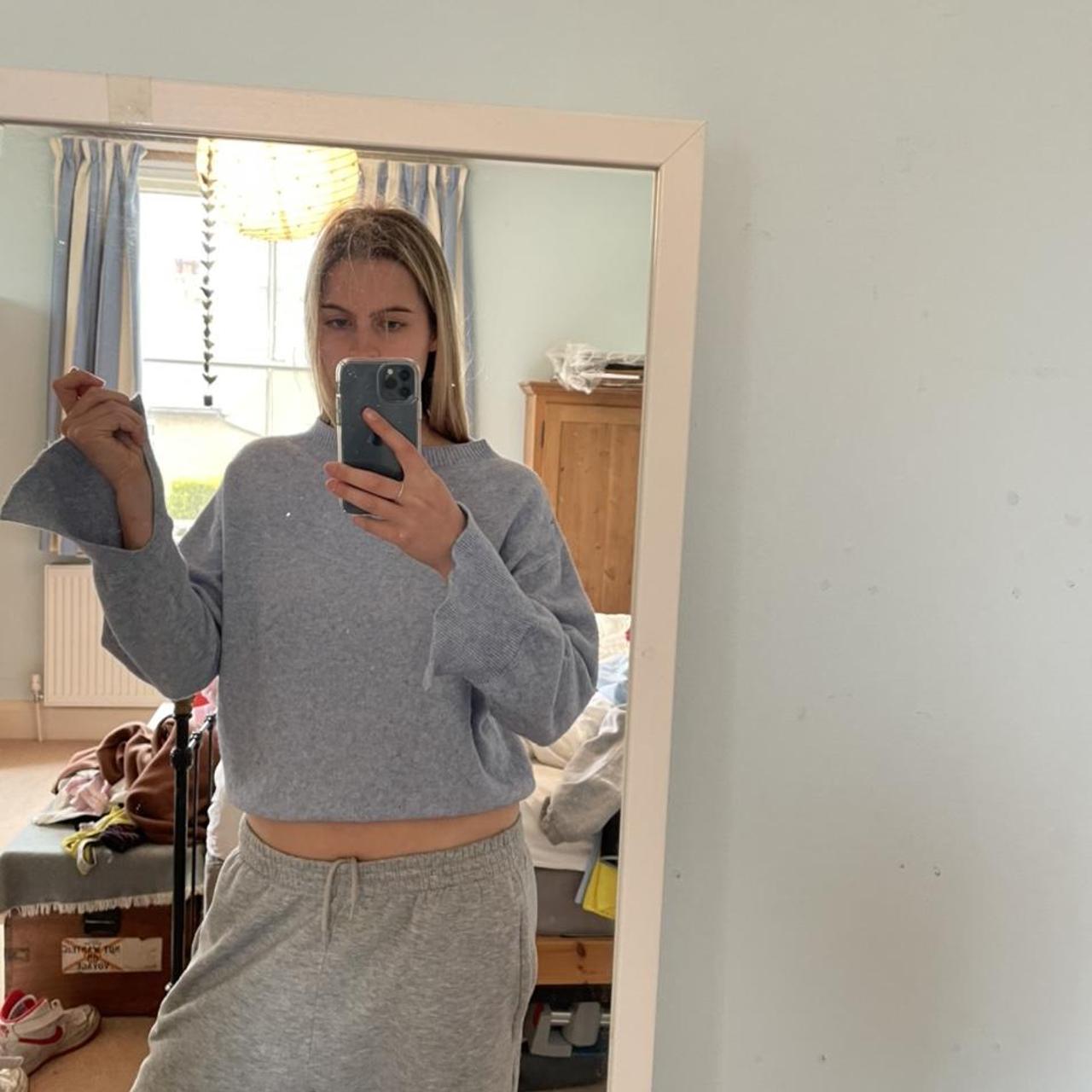 pale blue nike jumper