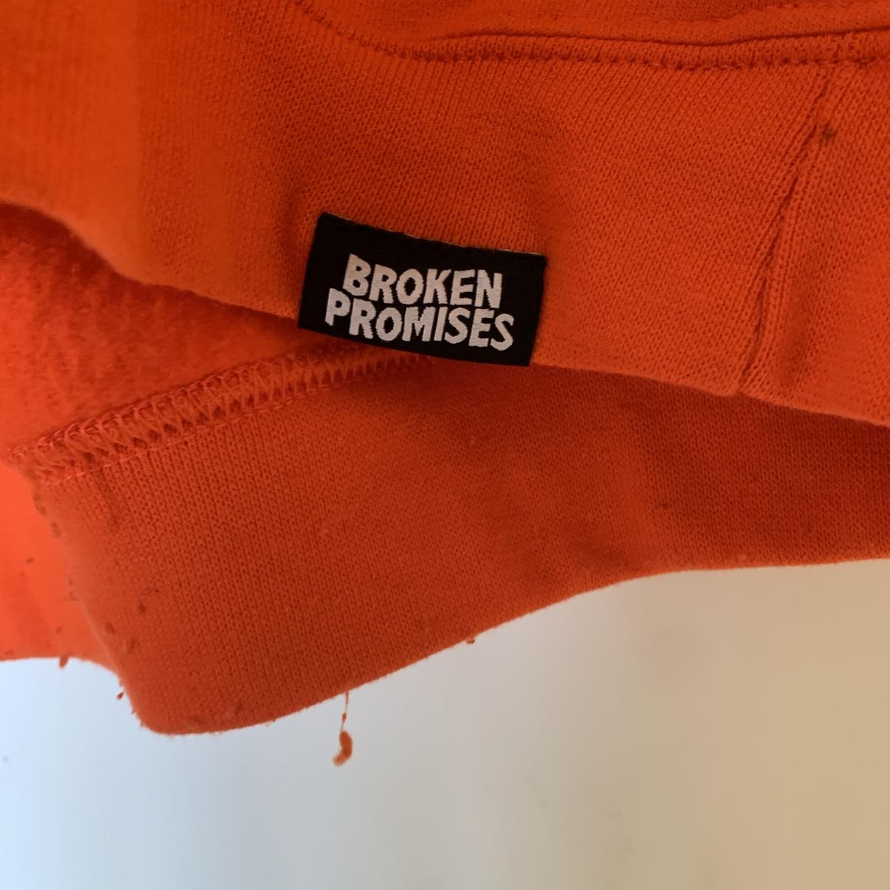 Orange broke sale hoodie h&m