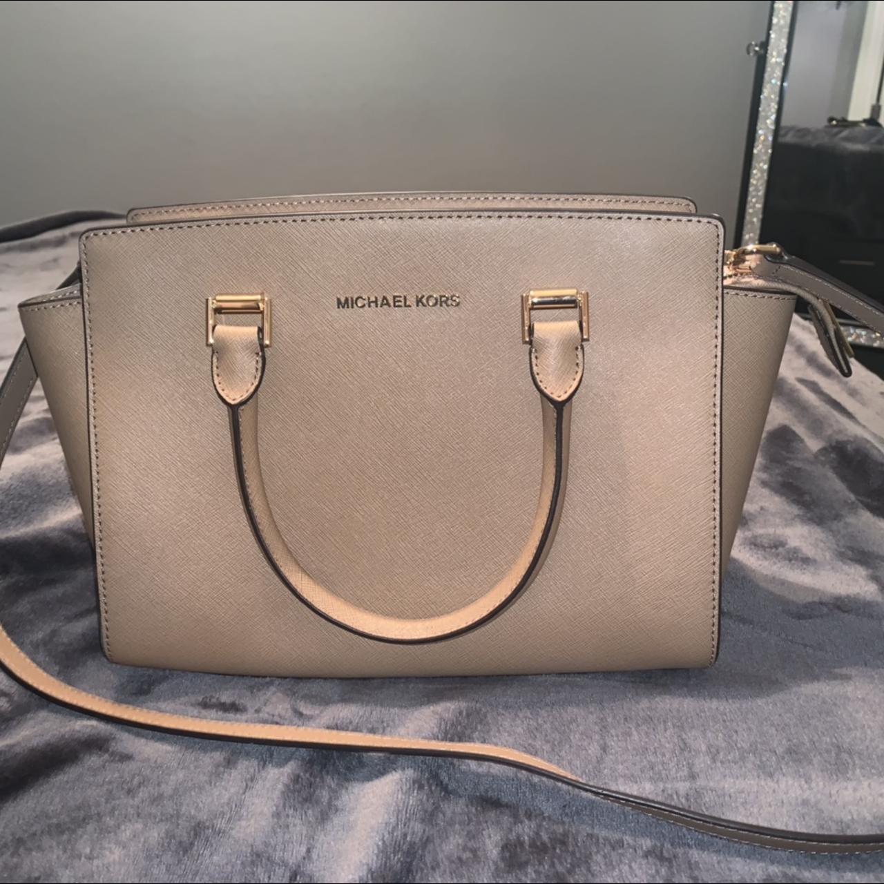 Michael kors light brown purse online