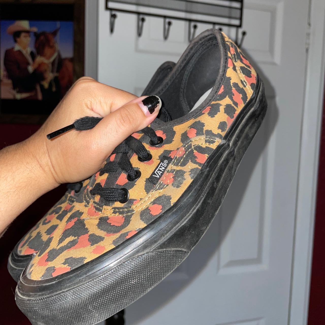 low top cheetah vans