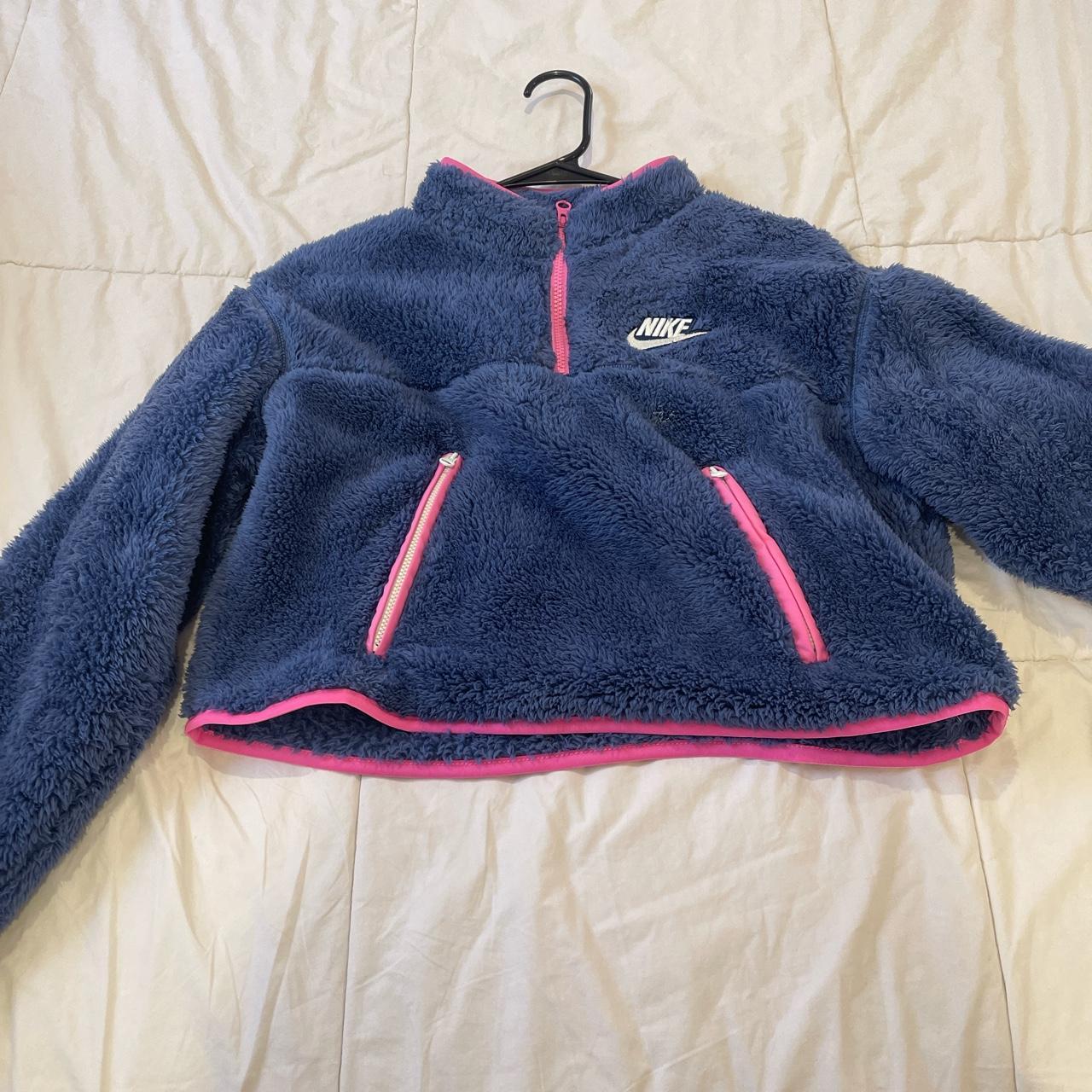 nike fuzzy fleece jacket
