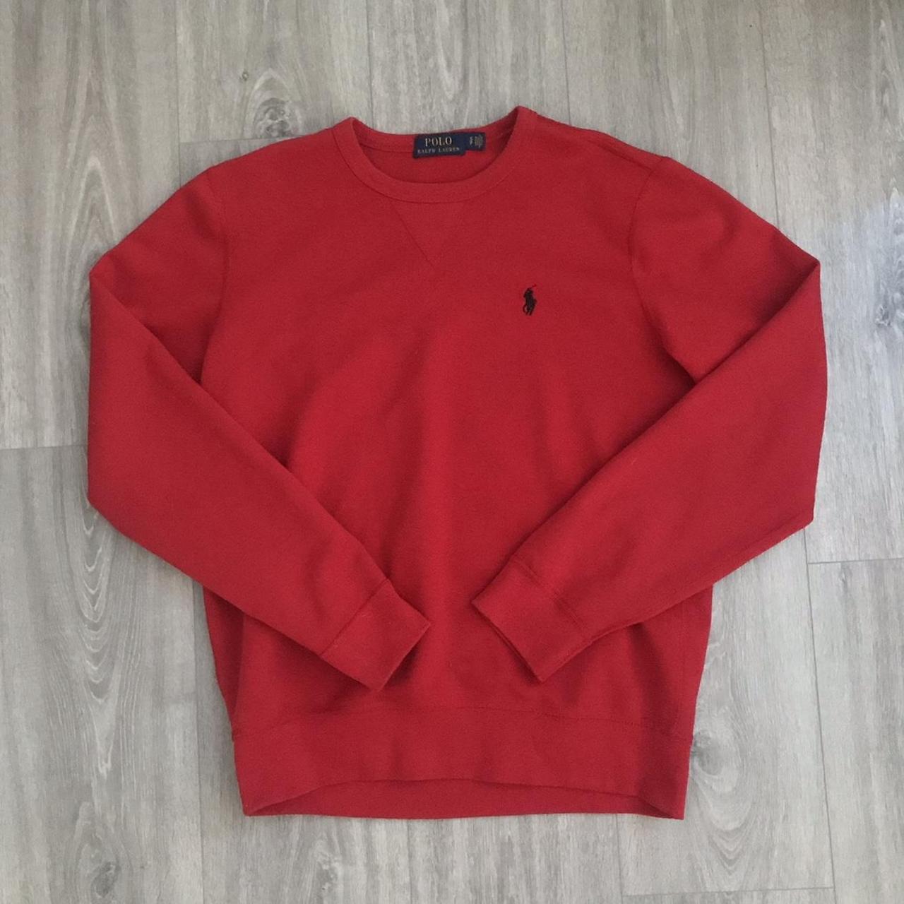 black and red ralph lauren jumper