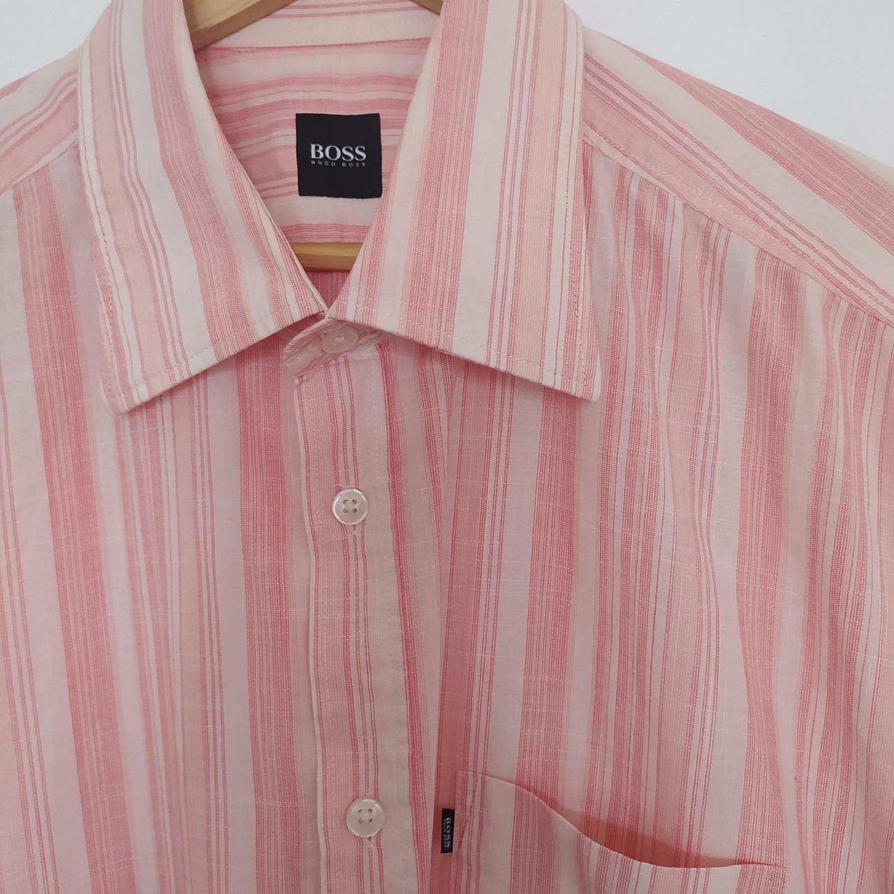 Camicia Uomo Taglie Forti Mezza Manica Corta Fantasia Righe - Foto 4