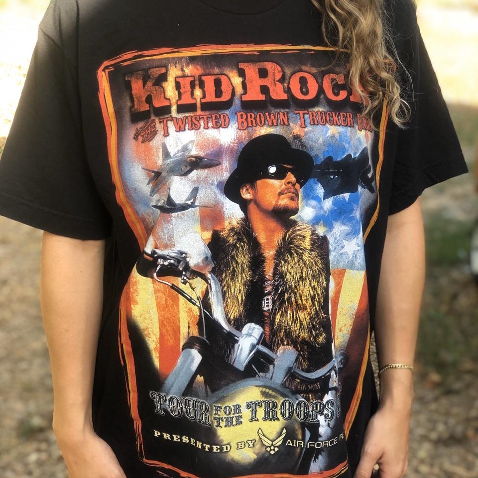 Kid rock twisted brown trucker tour country music... - Depop