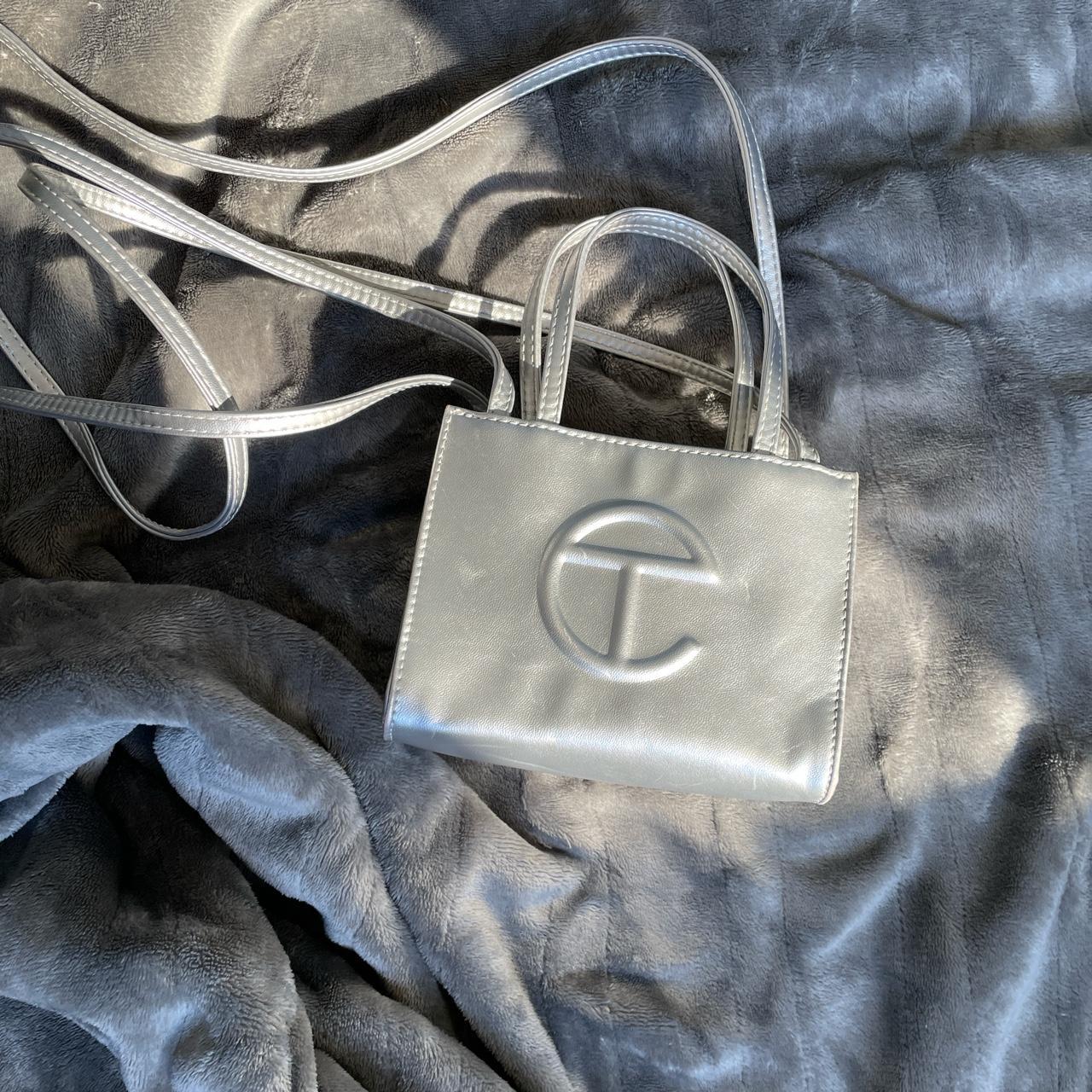 Telfar Women's Silver Bag | Depop