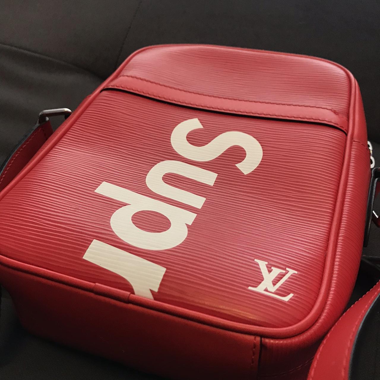 Pre-Owned Louis Vuitton Shoulder Bag Epi Supreme Danube PM Coquelicot (Red  White) M53417 (Good) 