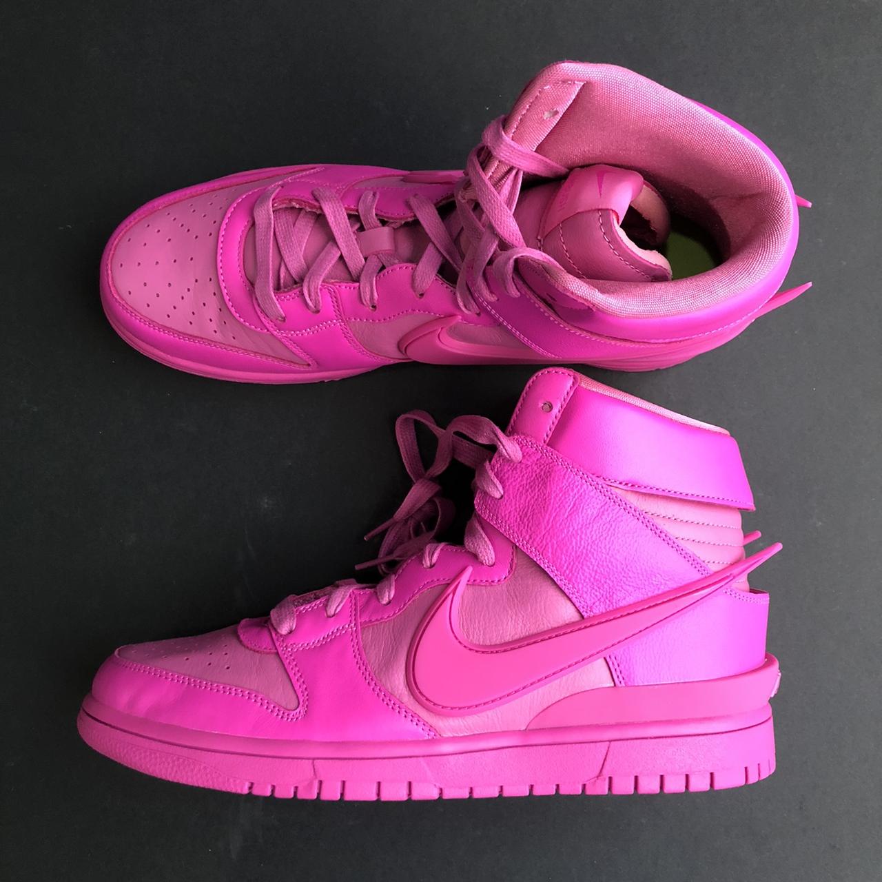 大人気商品 ANBUSH × NIKE DUNK HI PINK - 靴