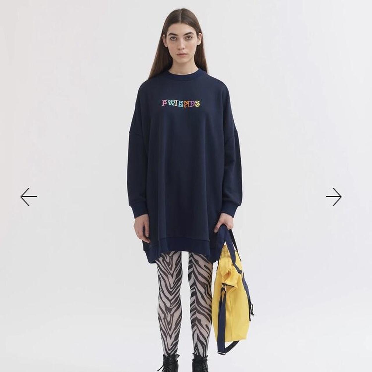 Lazy Oaf Women's Sweater - Navy/Multi - One size … - image 3