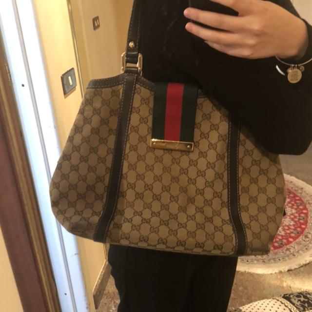 GUCCI バーガンディ ポンチョ 40 Gucci borsa | Depop
