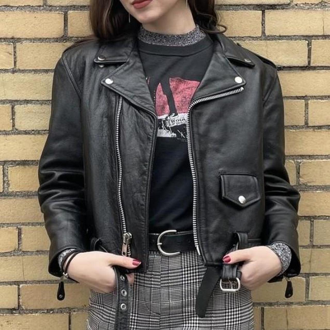 Harley Davidson Women's Black Jacket | Depop