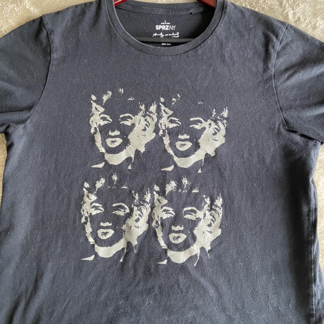 Tatted Marilyn Monroe x SF 49ers tee super - Depop